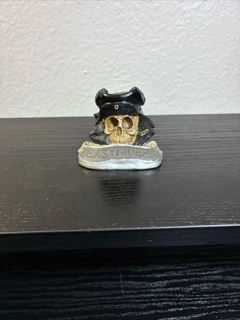 Summit Collection Easy Rider Biker Skull Mini Figurine Motorcycle Decor Rare 3